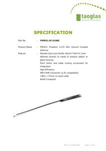 SPECIFICATION Part No. :  FXP831.07.0100C