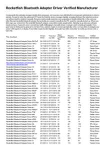 Computing / Bluetooth / Wireless / Google Chrome OS / Printer driver / Adapter / Seiko Epson / Computer hardware / Technology / Device drivers