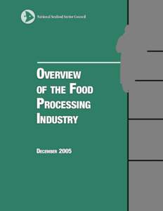 Overview of the Food Processing Industry