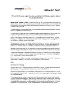 Microsoft Word - DH signs agreement with HEI.doc