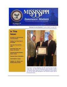 Mississippi Insurance Department News - Nov. 2013
