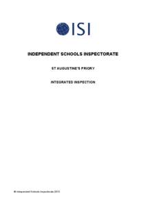 Department for Education / Government of England / Ofsted / Independent Schools Inspectorate / Independent school / Early Years Foundation Stage / Streatham and Clapham High School / Immanuel College /  Bushey / Education in England / Education in the United Kingdom / United Kingdom