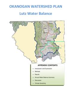 Atmospheric sciences / Evapotranspiration / Climate / Soil / Water balance / METRIC / Surface runoff / Snow / Okanogan River / Hydrology / Water / Earth