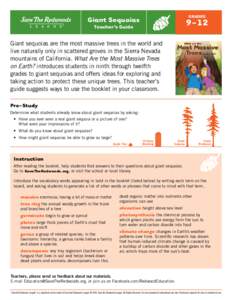 GRADES GRADES Giant Sequoias ®