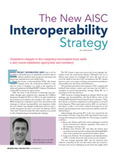 The New AISC  Interoperability Strategy By chris moor