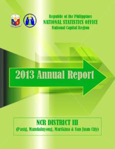 1  Republic of the Philippines NATIONAL STATISTICS OFFICE National Capital Region