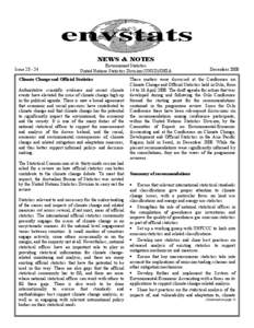 National accounts / Environmental statistics / Social statistics / System of Integrated Environmental and Economic Accounting / System of Environmental and Economic Accounting for Water / International Recommendations on Water Statistics / Australian Bureau of Statistics / Organisation for Economic Co-operation and Development / Economic data / Statistics / Official statistics / Econometrics