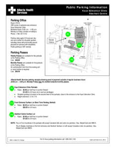 Public Parking Information and Map - Kaye Edmonton Clinic