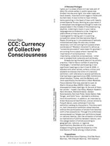 [removed]Ahmet …ğŸt e-flux journal #62 Ñ february 2015 Ê Ahmet …ğŸt CCC: Currency of Collective Consciousness