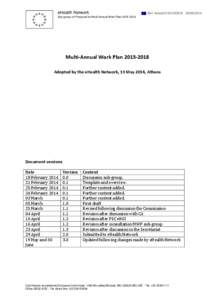 eHealth Network  Ref. Ares[removed][removed]Sub-group on Proposal for Multi-Annual Work Plan[removed]