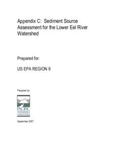 Appendix C - Sediment Source Assessment for the Lower Eel River Watershed