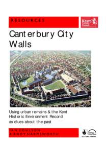 Historic Environment Record info about the Canterbury Walls