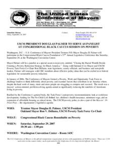 Douglas Palmer / Congressional Black Caucus / Trenton /  New Jersey / Geography of New Jersey / State governments of the United States / Ron Dellums / Politics of the United States / United States Conference of Mayors