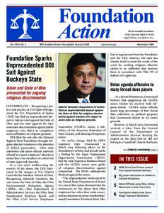 Foundation Action The bi-monthly newsletter of the National Right to Work Legal Defense Foundation, Inc.