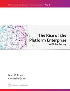 The Emerging Platform Economy Series No. 1  The Rise of the Platform Enterprise A Global Survey