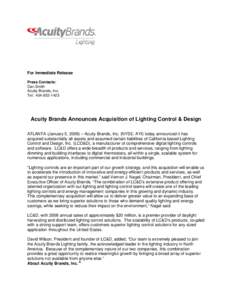 Technology / Holophane / Acuity Brands / Lighting