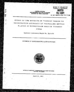 Dynamics / Physics / Irrigation / Plumbing / Aerodynamics / Propeller / Pipe / Electrical resistance and conductance / Venturi effect / Fluid mechanics / Fluid dynamics / Piping