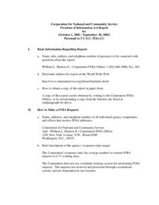 Information / Public records / Ethics / United States Department of Justice v. Reporters Committee for Freedom of the Press / Freedom of information in the United States / Freedom of information legislation / Freedom of Information Act / Law