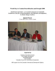 Microsoft Word - June 17 Forum on Land and Agriculture_ Final Report.doc