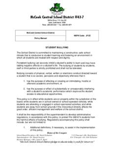 McCook Central School District #[removed]East Essex • P.O. Box 310 Salem, South Dakota[removed]Phone: ([removed] • Fax: ([removed]McCook Central School District