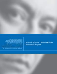 United States Department of Health and Human Services / Mike Lawlor / Mental health law / Government / Ginger Lerner-Wren / Justice / Criminal justice / Mental health court / Bazelon Center for Mental Health Law / Law / Substance Abuse and Mental Health Services Administration