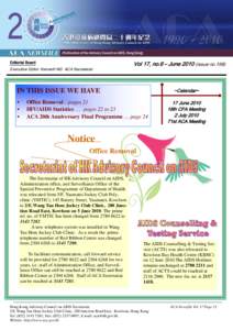 ACA Newsfile Vol 17, No. 6 - June[removed]issue no. 198)