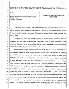 Nevada / Recology / Law / Brief / Appeal
