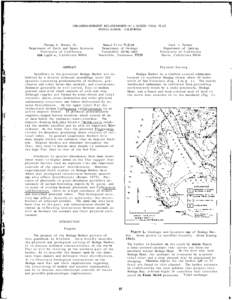 ORGANISM-SEDIMENT RELATIONSHIPS ON A MODERN TIDAL FLAT, BODEGA HARBOR, CALIFORNIA Thomas E. Ronan, Jr. Department of E a r t h and Space S c i e n c e s U n i v e r s i t y of C a l i f o r n i a