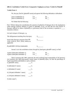 Illinois Pattern Jury Instructions - Civil[removed]CONTRIBUTION