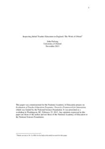 United Kingdom / Ofsted / Further education / Special measures / Teacher education / Estyn / Education Act / Education in England / Education in the United Kingdom / Education