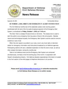 Waves / Sirens / Aerophones / Sound production / Civil defense siren / Emergency Alert System / Thunderbolt siren / Emergency population warning / Civil defense / Emergency management / Public safety