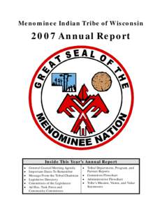 Menominee Indian Tribe Of Wisconsin