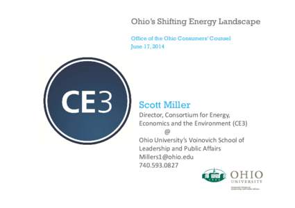 Scott Miller Ohio U Presentation