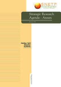 Strategic Research Agenda - Annex January 2012