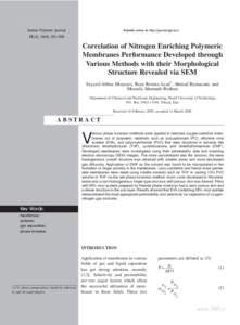 Archive of SID Iranian Polymer Journal