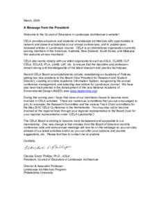 Microsoft Word - CELA pres message-1.doc