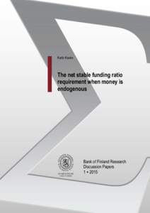 The net stable funding ratio requirement when money is endogenous