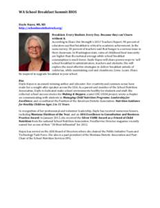 Dietetics / Health sciences / Dietitian / United States Department of Agriculture / Kathleen Zelman / Food and Nutrition Service / Health / Nutrition / Medicine