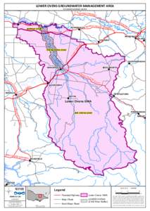 LOWER OVENS GROUNDWATER MANAGEMENT AREA GOULBURN-MURRAY WATER RI V E RIN A HIGH  WAY