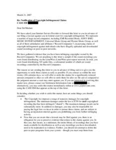Microsoft Word - Sample Settlement Letter.doc