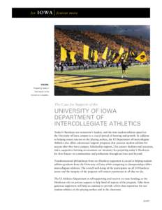 Iowa Hawkeyes / Association of American Universities / Association of Public and Land-Grant Universities / Committee on Institutional Cooperation / University of Iowa / Carver–Hawkeye Arena / Kinnick Stadium / Big Ten Conference / Hawkeye Marching Band / Johnson County /  Iowa / Iowa / North Central Association of Colleges and Schools