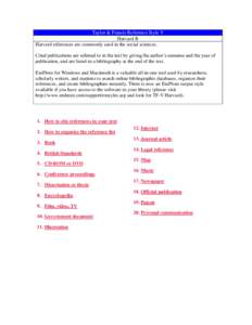 Taylor & Francis Ref Style V