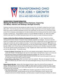 Unemployment / Economics / Policy Matters Ohio / Economic development / Workforce development / Workforce Investment Act