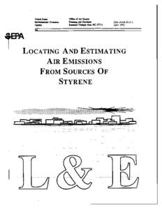 locating and estimating sources of Styrene