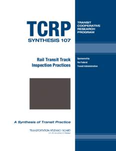 TCRP  TRANSIT COOPERATIVE RESEARCH PROGRAM