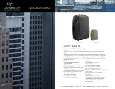 PACKS & TRAVEL SYSTEMS  CI - Carbon Copy CI - Utility Green
