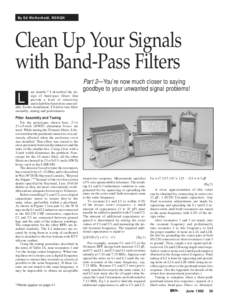 Clean Up Your Signals with Band-Pass Filters Part 2