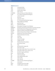 TERMINOLOGY  TERMINOLOGY AQI