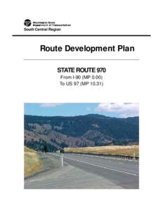 SR 970 Route Development Plan