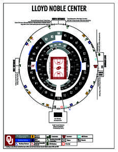 LLOYD NOBLE CENTER North Entrance Current & Future Game Ticket Sales  Ticket Resolution • Ball Boys and Girls